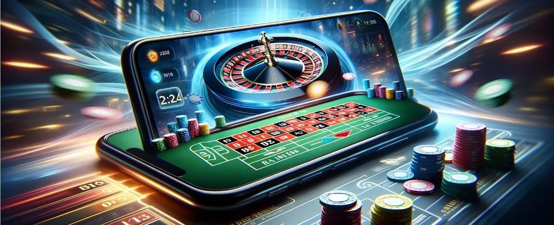 okbet Casino Main Banner showing a vibrant online casino environment
